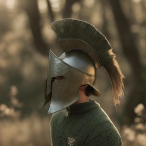 Medieval Helmet Spartan Helmet Leonidas 300 Spartan helmet Medieval Decor Medieval Gift For Him 300 Movie Prop Greek Helmet King of Sparta