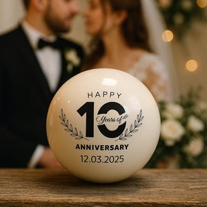 Cue Ball Best Gift For Dad Personalized Cue Ball Customised Cue Ball Anniversary Gift For Him Birthday Gift Cue Ball Billiards Gift