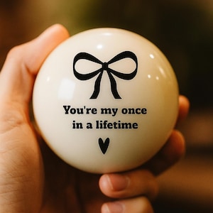 Cue Ball Best Gift For Him Personalized Cue Ball Customised Cue Ball Billiards Cue ball Gift For Dad Birthday Gift Cue Ball Anniversary Gift