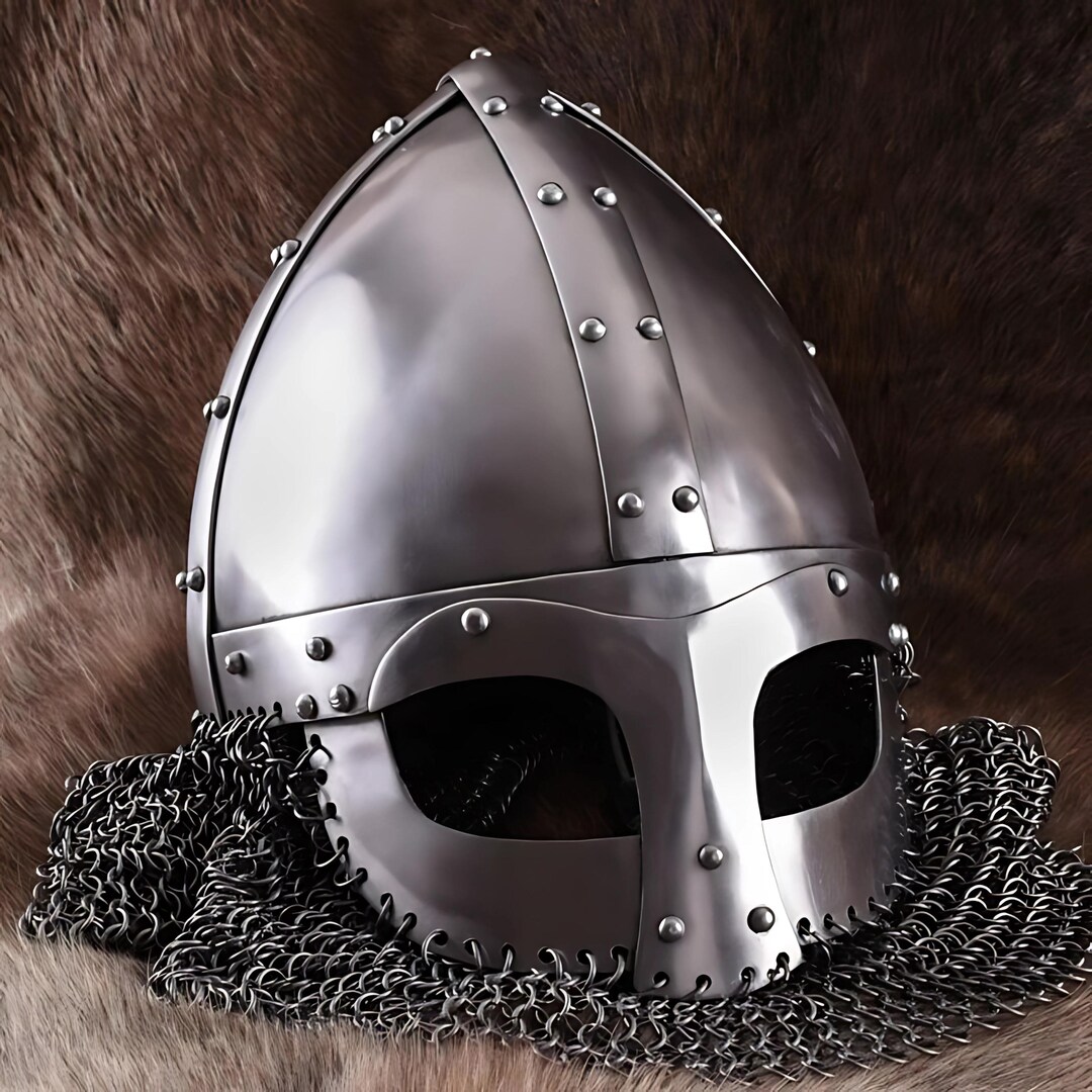 Cosplay Medieval Helmet Costume Viking Vendel Warrior Helmet With ...