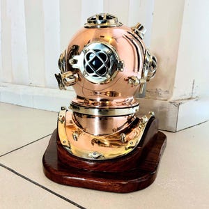 Personalisierte Taucherzimmer Dekor Kaufmann Marine Taucherhelm Beste Geschenk für Papa Wohnkultur Geschenk für Sohn Geschenk für den Vatertag Geschenk für ihn