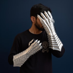 Middeleeuwse Nazgul-handschoenen Middeleeuwse ridder Gothic Gauntlet Halloween-kostuum Cosplay Middeleeuwse handschoenen Beste cadeau voor hem