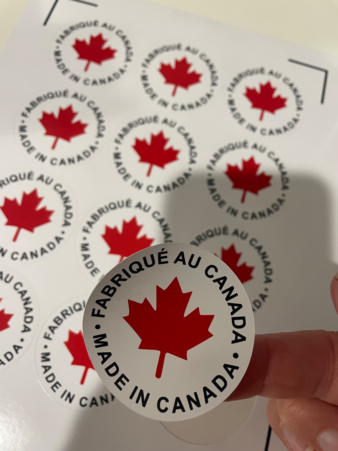 Made in Canada Sticker - Personalized Labels Creations - Handmade Gifts ...