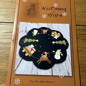 Wool Kit - The Santa Helpers table topper by Nutmeg Hare