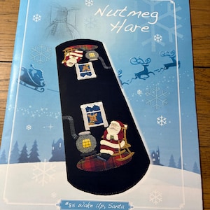 Wool Kit - Wake Up Santa table runner by Nutmeg Hare