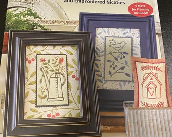 Hand Embroidery Pattern Book called Picture Perfect by Kathy Schmitz