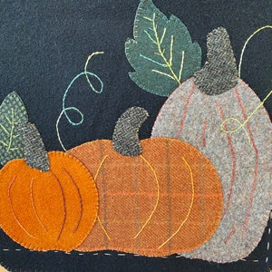 Wool Kit - Pumpkin Harvest Table Runner by Woolen Needle