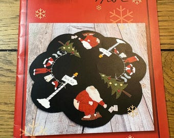 Wool Applique Pattern - He's A Jolly Olde Soul (table topper) by Nutmeg Hare