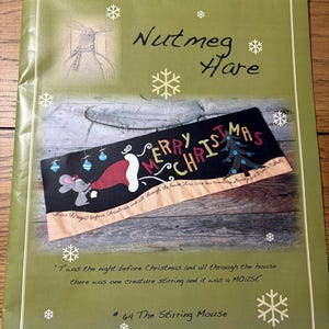 Wool Pattern - The Stirring Mouse Christmas table runner by Nutmeg Hare