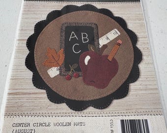 Wool Applique Kit for Wall Hanging designed by Buttermilk Basin (School Themed)