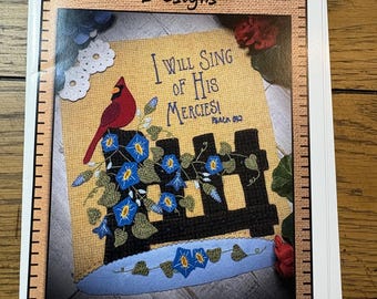 Wool Pattern - His Mercies wall hanging by Calico Patch Designs