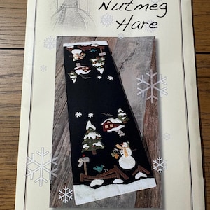 Wool Kit - Winter in the Valley table runner by Nutmeg Hare