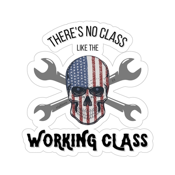 Working Class Outdoor Sticker
