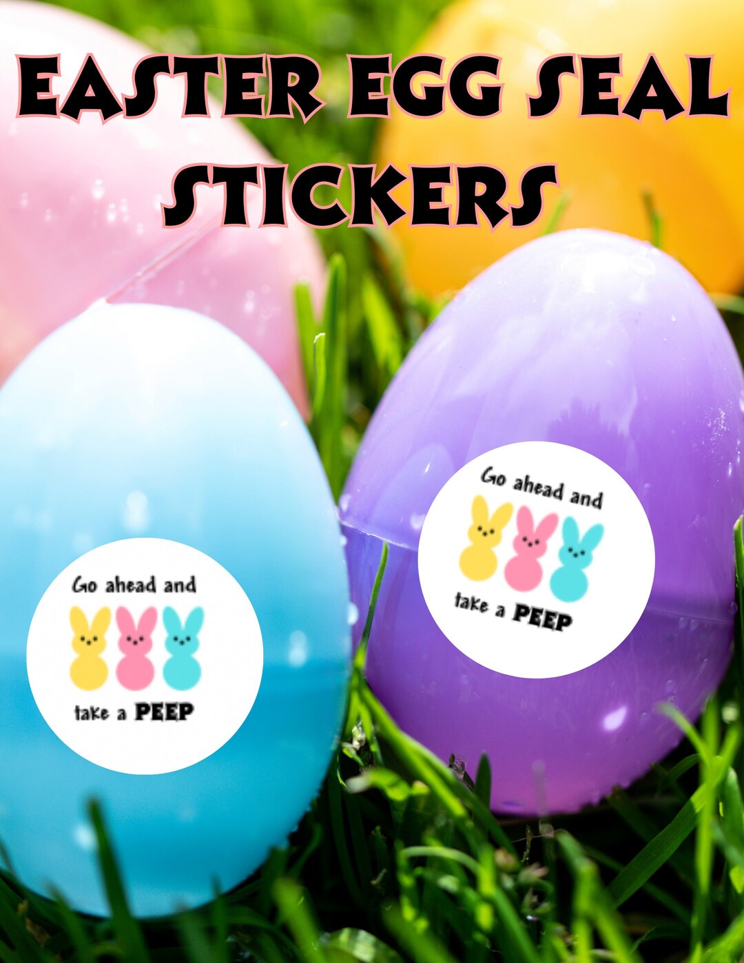 Easter Egg Stickers Easter Sticker Egg Sealing Stickers Easter Egg Sealing Stickers Etsy
