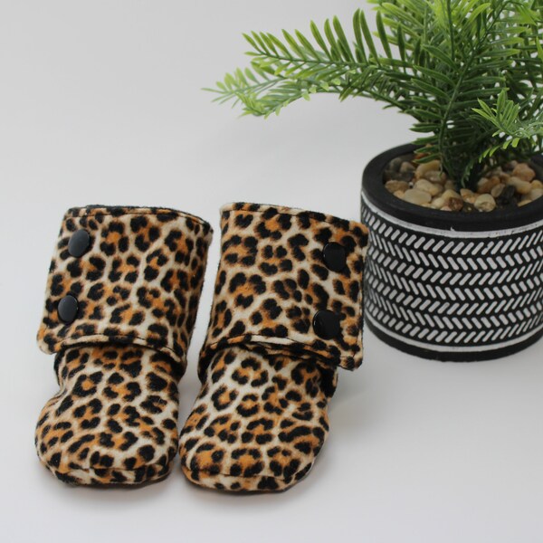 Fleece Baby Booties Etsy