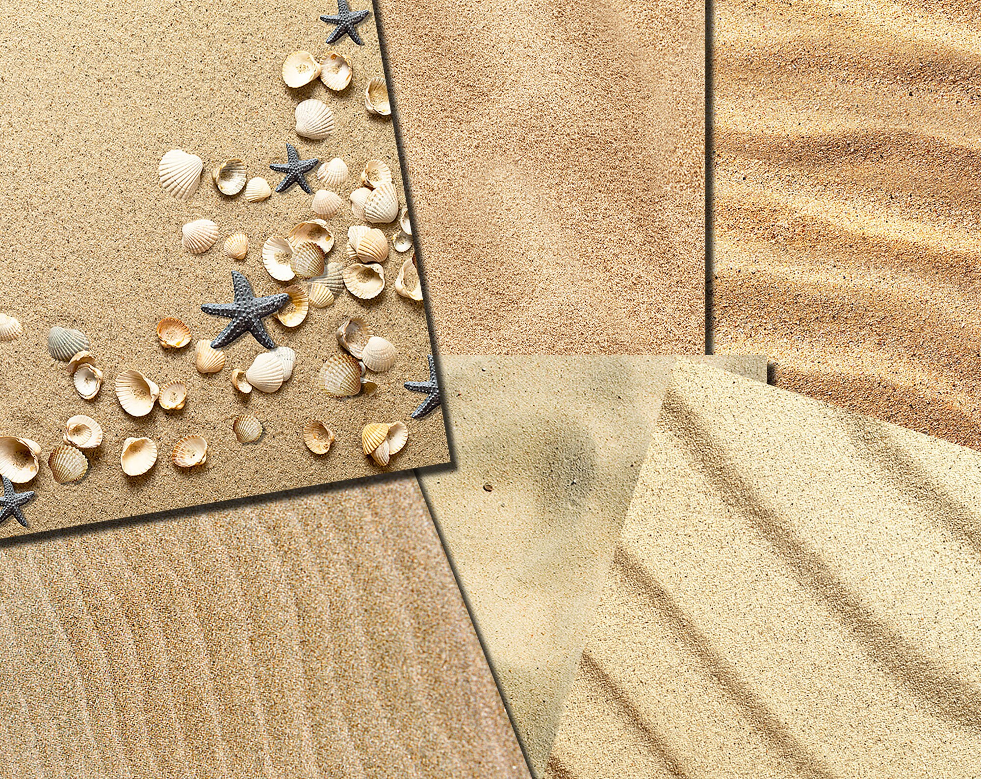 Sand Pages Digital Sand Paper Pack, 24 Printable Digital Scrapbooking Papers ...