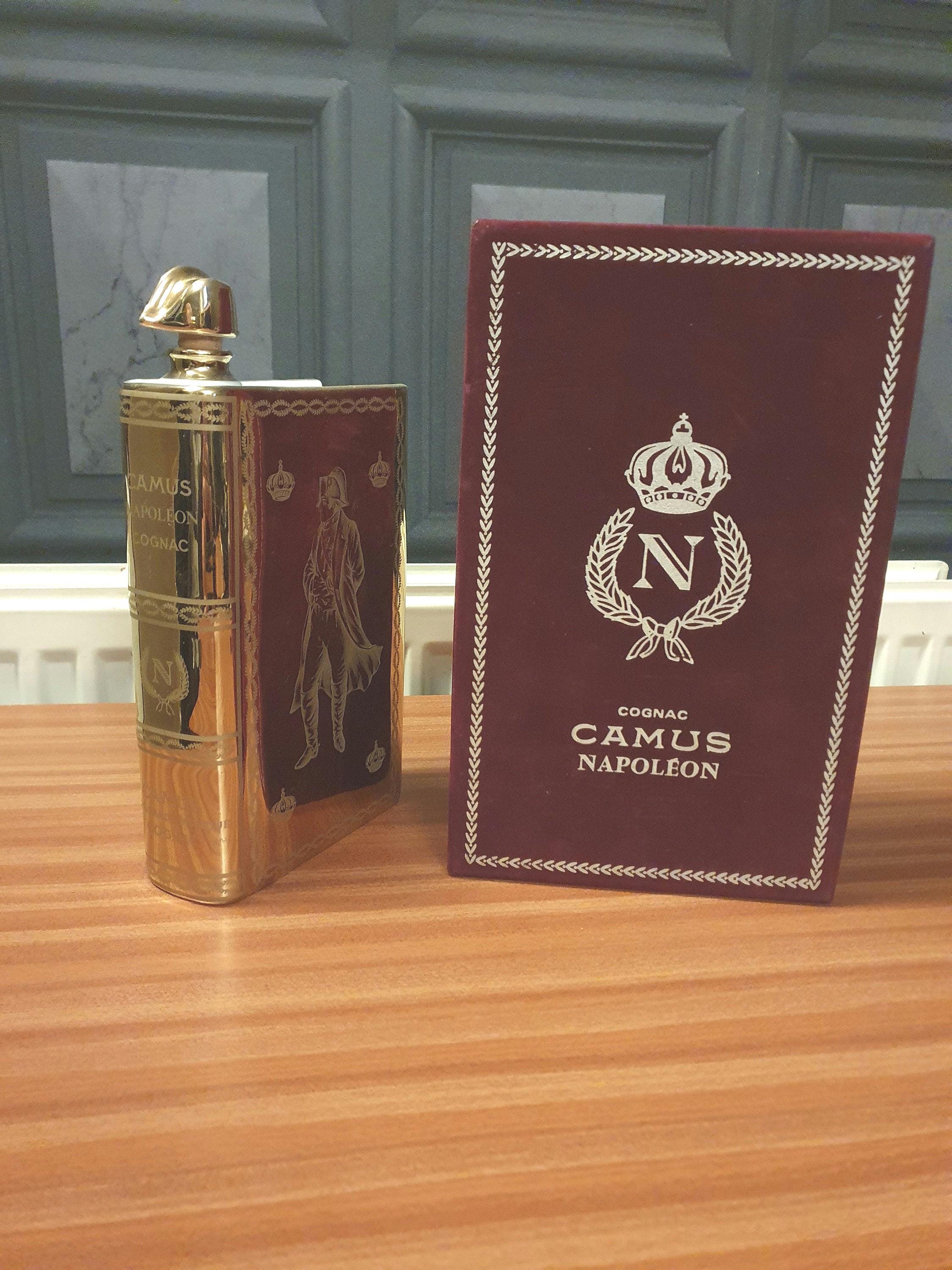 22k Gold Gilded Cagnac Camus Grande Marque Napoleon Decanter