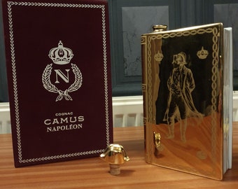 22k Gold Gilded Cagnac Camus Grande Marque Napoleon Decanter