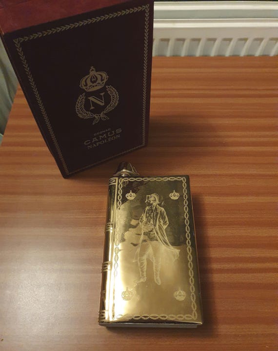 22k Gold Gilded Cagnac Camus Grande Marque Napoleon Decanter