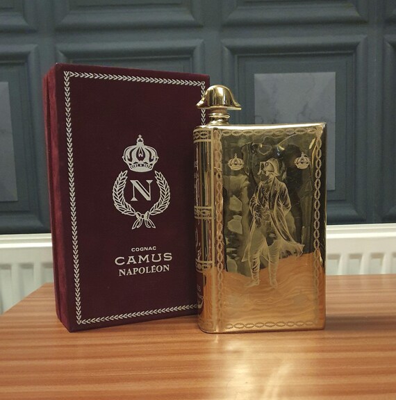 22k Gold Gilded Cagnac Camus Grande Marque Napoleon Decanter