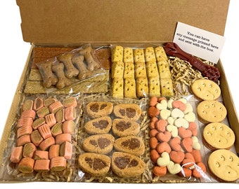 Dog treat box,  Puppy treat box, dog treats box, gifts for dog lovers, gifts for pets, dog gift box, Free delivery UK