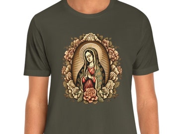 Our Lady of Guadalupe Shirt for Men, Virgen de Guadalupe Shirt for Men, Our Lady of Guadalupe Women's Shirt, Virgin Mary Unisex Shirt