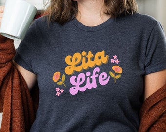 Lita Shirt, Lita T shirt, Lita Tshirt, Lita T-shirt, Lita Gift, Gift for Lita, Spanish or Mexican Grandmother Lita Birthday Mothers Day Gift