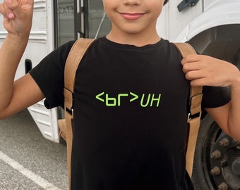 Bruh Coding T-shirt, Gifts for Kids, Kids Who Code, Boys Who Code Tee, Girls Who Code, Computer Science, Kids Coding