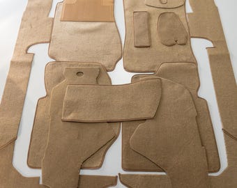 for Mercedes SL R107 C107 W107 floor mats carper set 18 pcs PALOMINO new