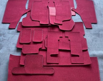 R107 Mercedes Loop Carpet Kit (18 pcs) - 380SL 450SL 560SL