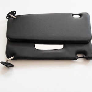 NEW Sunvisor For BMW E30 Convertible 325eS 325e 318i 320i BLACK Pair 82-94