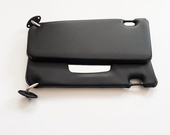 NEW Sunvisor For BMW E30 Convertible 325eS 325e 318i 320i BLACK Pair 82-94