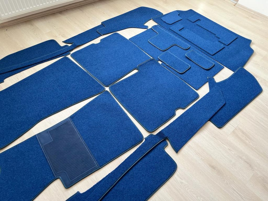 NEW R107 Mercedes Carpet Kit for 380SL 450SL 500LS 560SL LOOP BLUE Kit