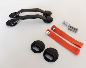 Interior Door Pull Handle Hardware Kit for Porsche 911 930 964RS ORANGE