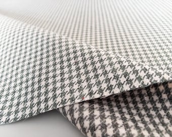 Sitting Embossed Fabric Upholstery Pepita Houndstood for Porsche WHITE/GREEN