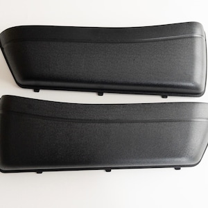 NEU Mercedes W123 Türtaschen Türablage links + rechts für Türverkleidung SCHWARZ