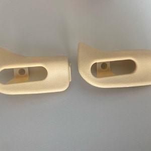 Sun Visor Trim Cap for Mercedes R129 SL320 SL500 SL600 300SL 500SL CREAM pair