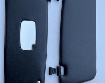 For Sun Vısor for Mercedes Benz R107 BLack with Clips set 450SL,380SL, 560SL
