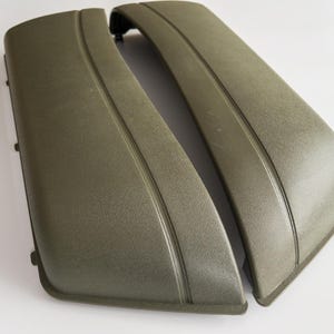 NEW Mercedes W123 door pockets door shelf left + right for door panel GREEN