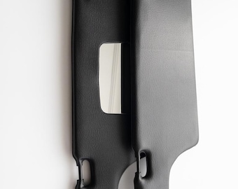 NEW Porsche 911 912 Coupe Sun Visor sunvisors Complete black set New 1969-1989