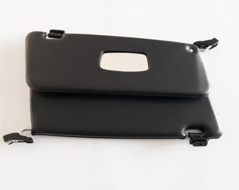 Black Sun Visor Set for Mercedes SL R107 (380SL 420SL 500SL)