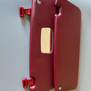 For Sun Vısor for Mercedes Benz R107 BURGUNDY with Clips set 450SL,380SL, 560SL