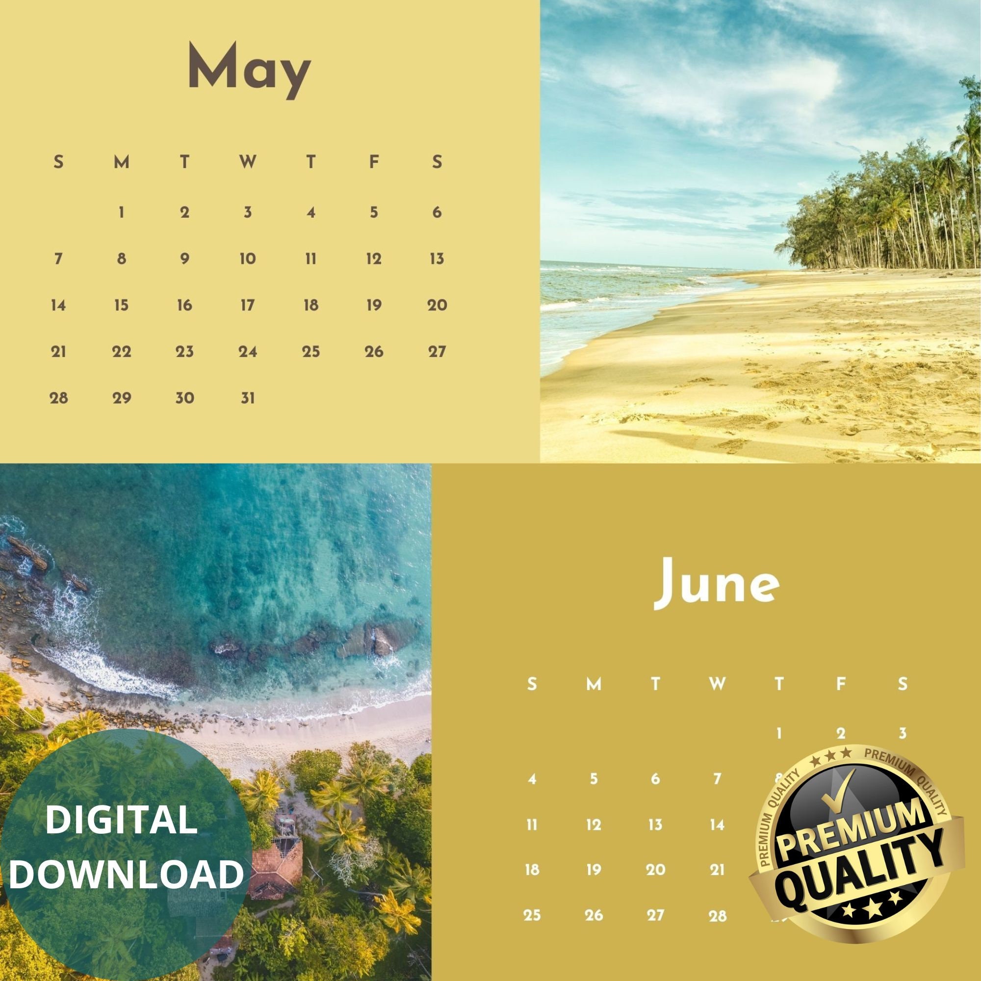 Annual Calendar With Important Upcoming Events