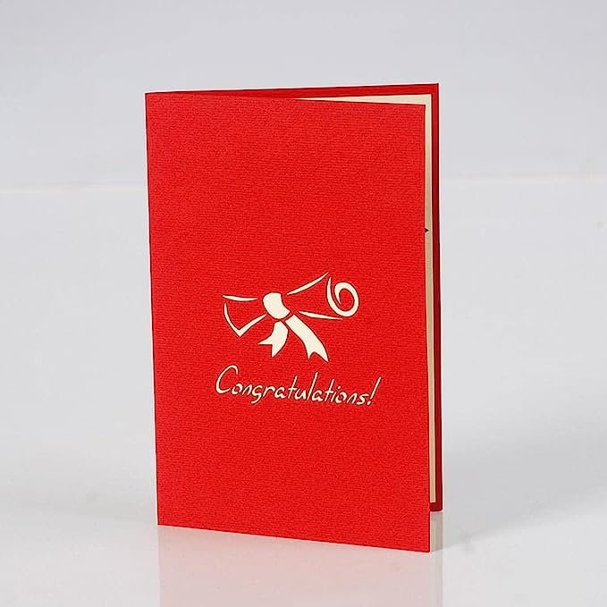 Graduation Pop up 3D Card. A Delightful Surprise Greeting Card ...