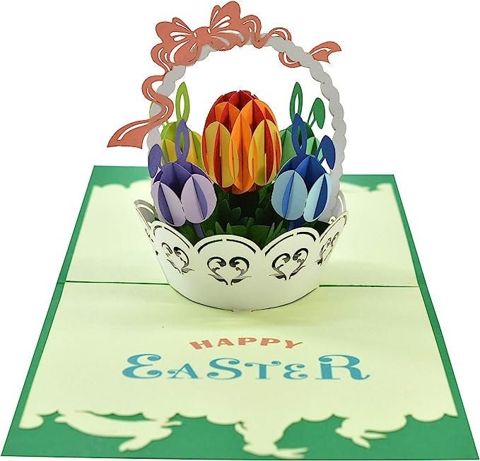 Biglietto di Pasqua con coniglio da stampare - Biglietti da stampare