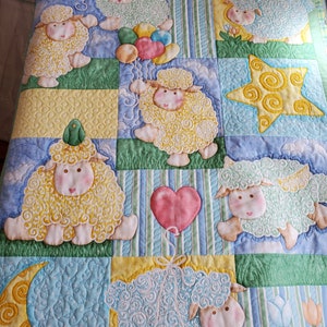 Sheep Baby Quilt Bundle