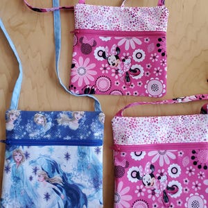 Frozen and Minnie Mouse Purses