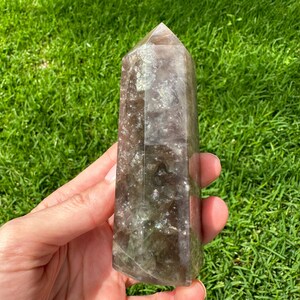 Gray Rainbow Fluorite Tower
