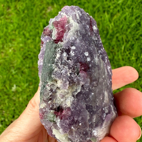 Watermelon/Pink Tourmaline w/ Lepidolite