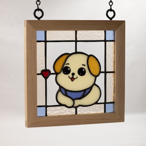 Dapper Dog - Stained Glass - Made to Order
